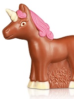 Produktbild Einhorn aus Schokolade