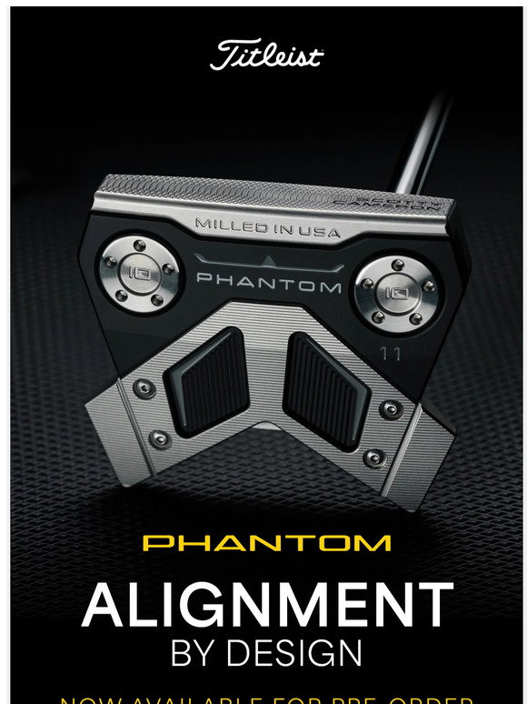 Phathom Putter Titleist: Three New Scotty Cameron Phantom Putters Are Now Available ...