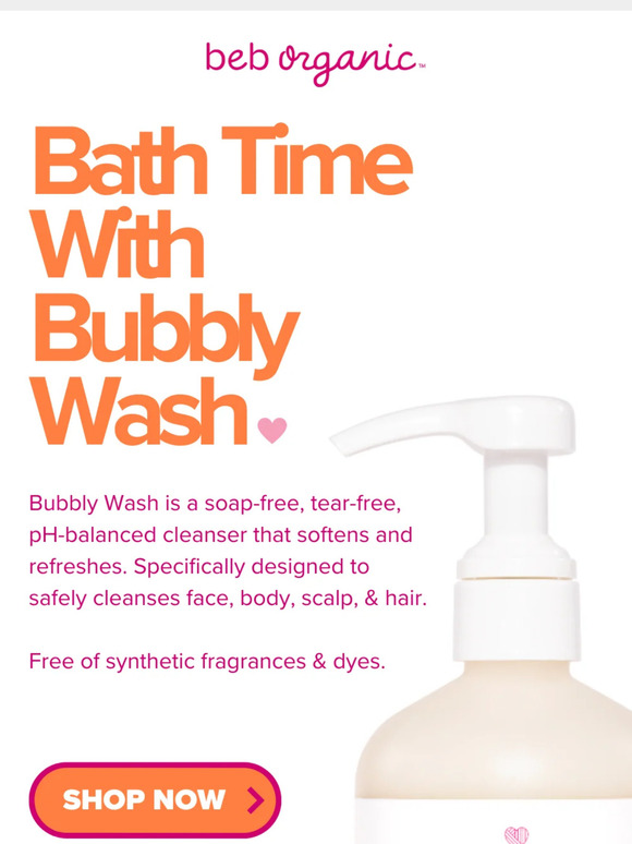 Get Ready for Big Bubbles and Big Smiles with our Bubbly Wash
