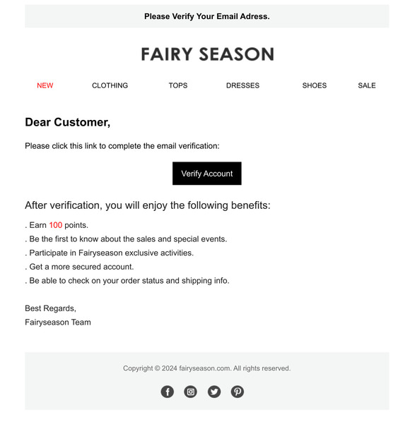 Please Verify Your Email Adress.
