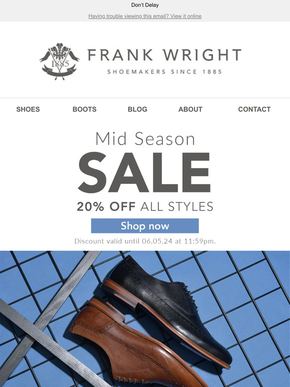 20% Off Ends TONIGHT