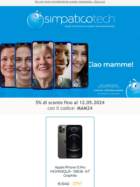 5% di sconto per la Festa Della Mamma