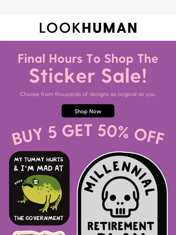 🚨 50% off ending soon!