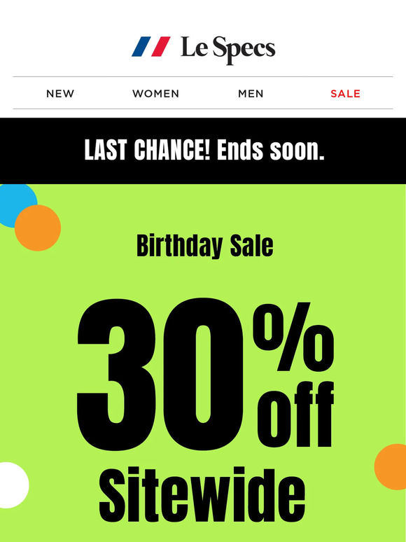 LAST CHANCE /// 30% OFF SITEWIDE