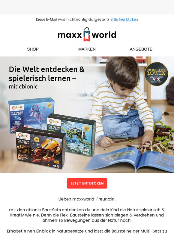 🦁 cbionic – bekannt aus „Die Höhle der Löwen“: Sichere dir den TV-Deal, der Spaß & Naturwissenschaft vereint! 🦁