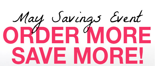 May Savings Event