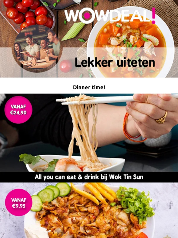 Uiteten met WowDeal! 😋