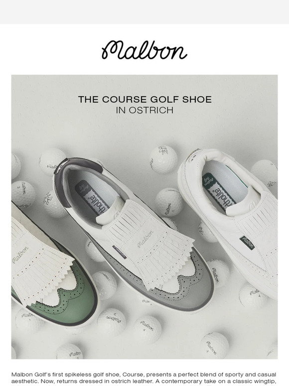 MALBON NEUTRAL GOLF COURSE SHOES