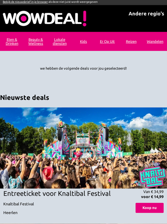Entreeticket voor Knaltibal Festival | Entreeticket voor het luxe Return Saunapark