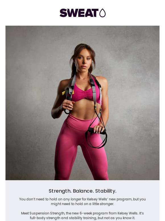 It’s about time we brought suspension workouts to the Sweat app.