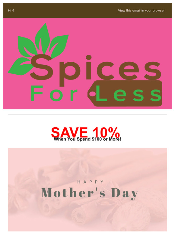 Mothers Day SALE Save 10% and Get Something For that Special Mother!