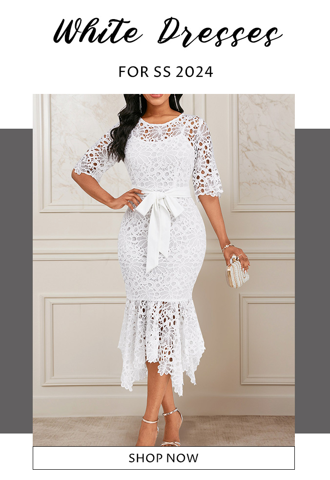 Rosewe: White Dresses: How to Rock the White Trend This Season! | Milled