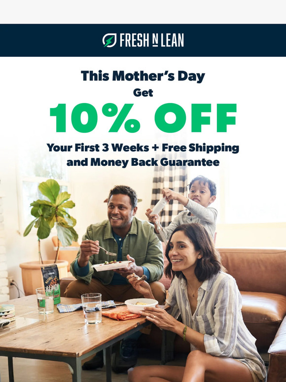 Treat Mom to the Ultimate Convenience - 10% off Your First 3 Weeks!
