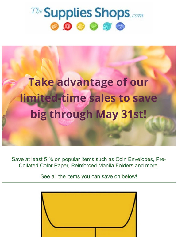 May Savings Are Springing Up!