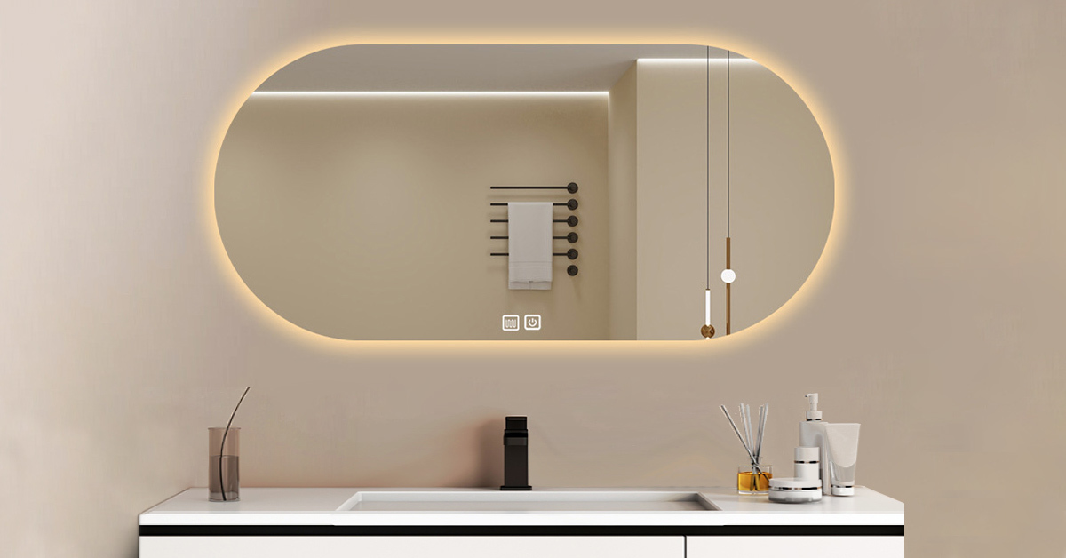 Wall-Mounted LED Vanity Mirror
