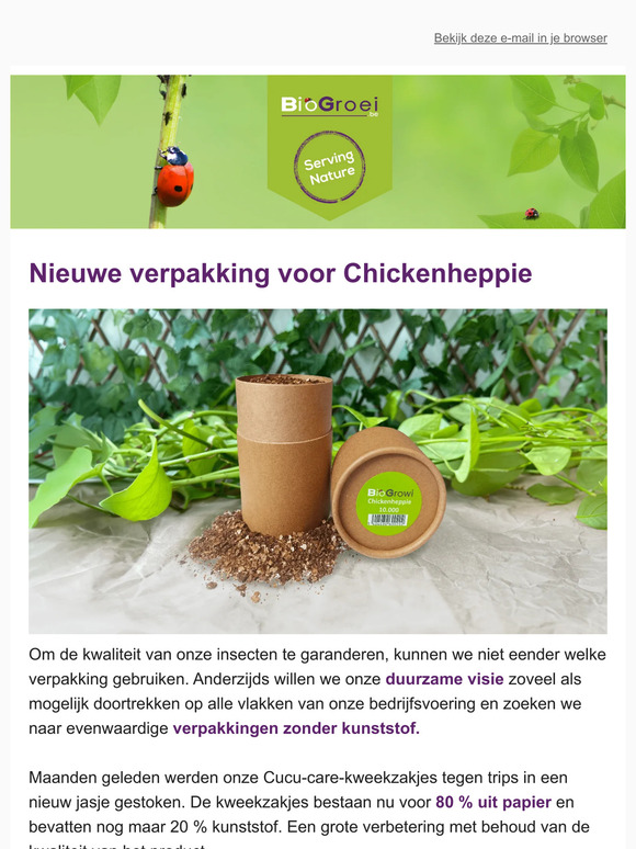 🐞Chickenheppie in een nieuw jasje | Tuintips Mei