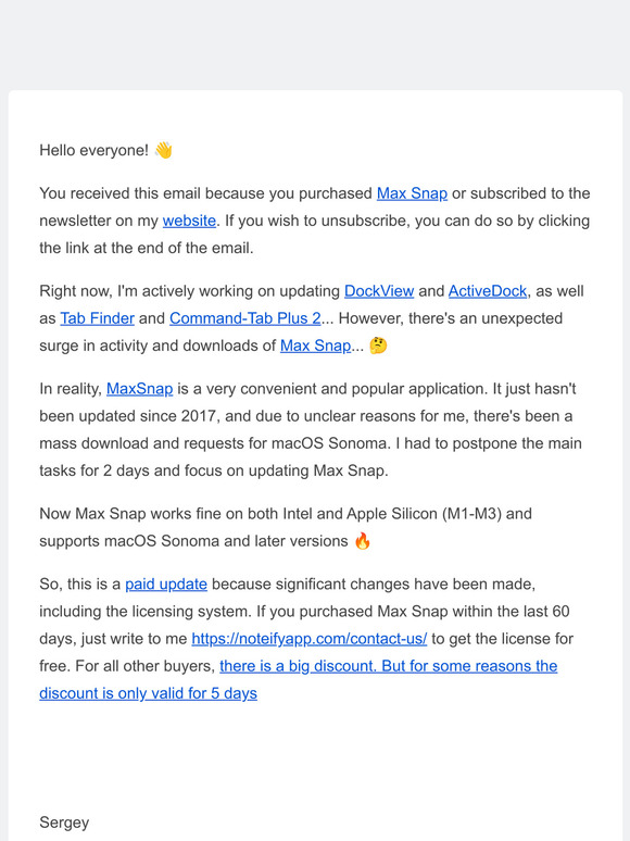 MaxSnap for Mac Comes Back to Life