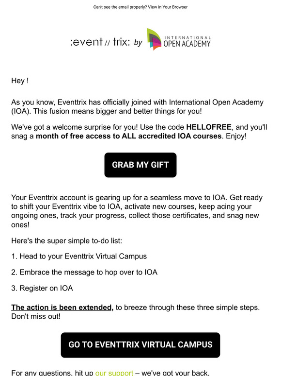 LAST CALL: Eventtrix is joining International Open Academy!