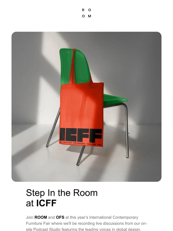 Join Us “In the ROOM” at ICFF