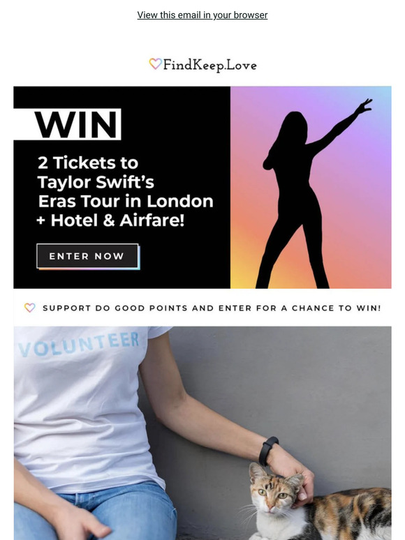 🎤 Win a tickets to Taylor Swift's Eras Tour!