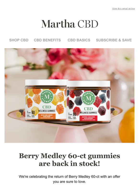 BACK IN STOCK! Berry Medley 60-ct Gummies