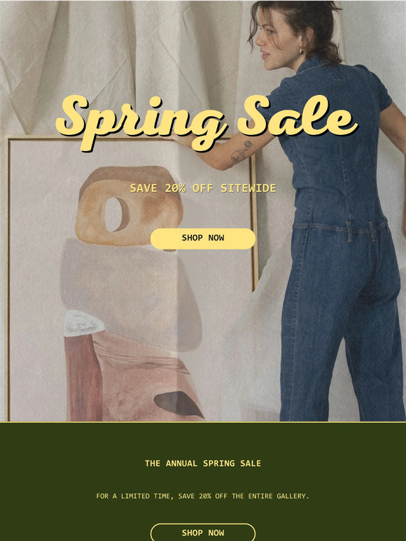 Our Annual Spring Sale is Live ✨