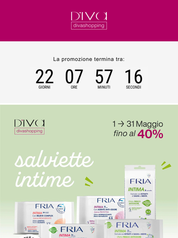 Offerta limitata! Fria Igiene Intima -40%