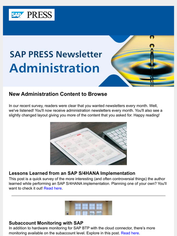 SAP PRESS: Must read: Lessons learned from an SAP S/4HANA ...