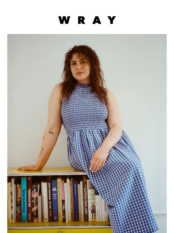 The Flor Dress in Weekend Plaid 💙