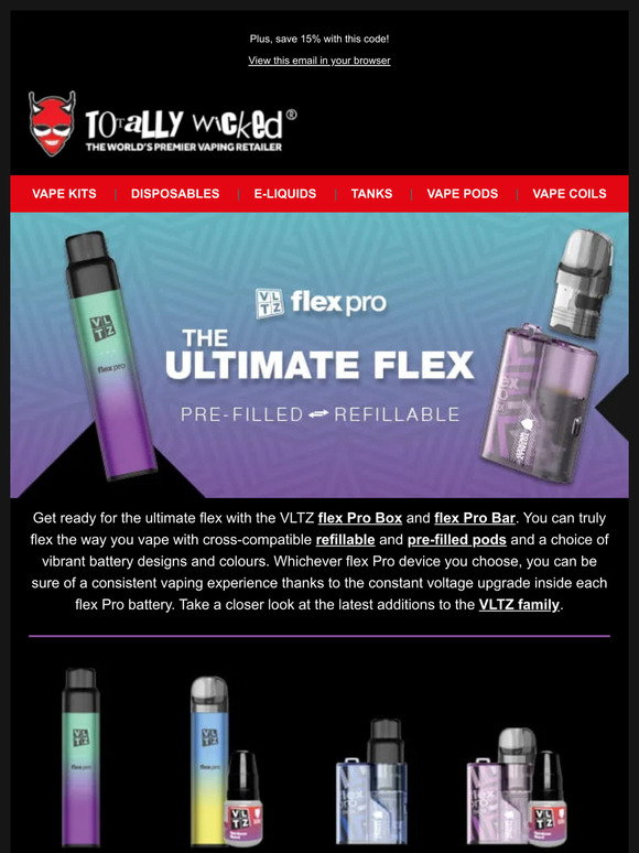 Totally Wicked: , vape your way with the flex Pro! 👉