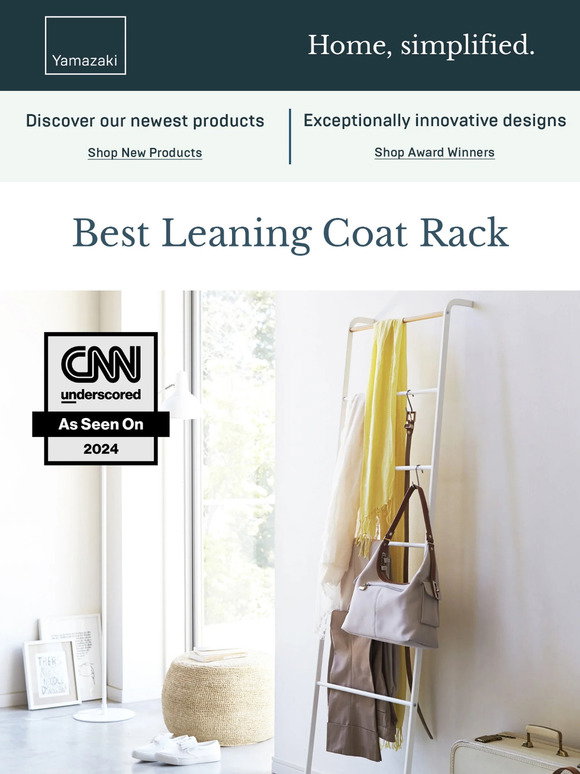 Yamazaki Home: The Best Coat Rack According to CNN | Milled