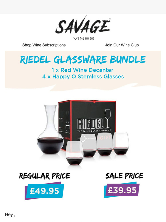 Savage Vines: Meet Riedel - The King of Glassware | Milled