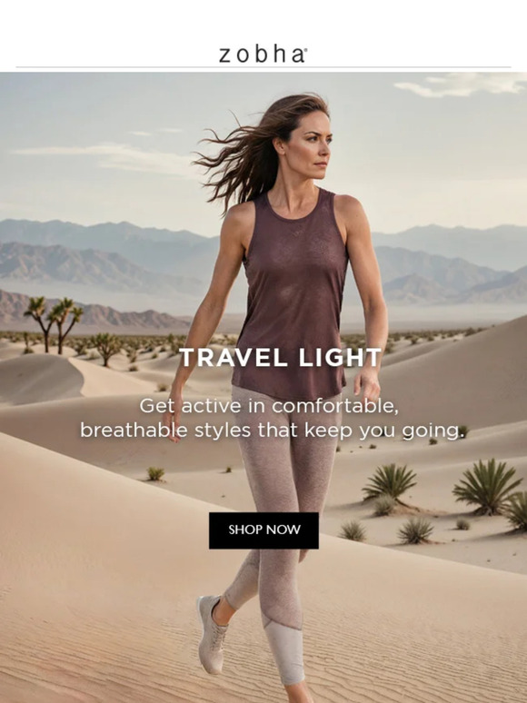Be unstoppable with these breathable styles