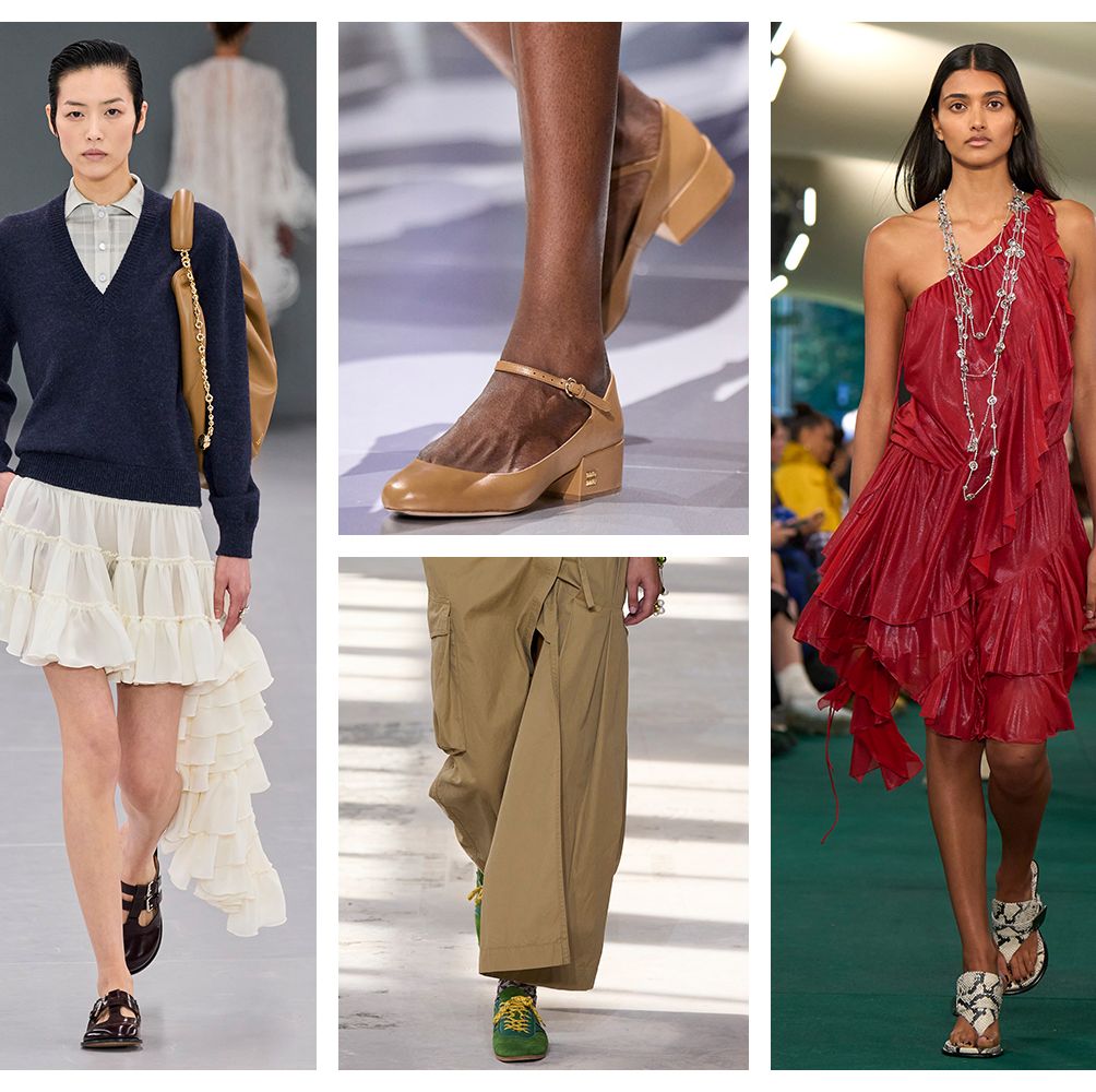 Ugly-chic shoes and crochet flats? Sign us up.