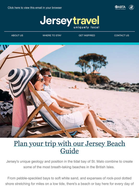 Hit the beach! Read our guide to Jersey's best beaches.