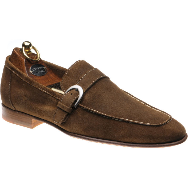 Image of <p><strong><font color ="#AB000">30% OFF</strong></p>Herring Barnstaple hybrid-soled loafers in Tan Suede