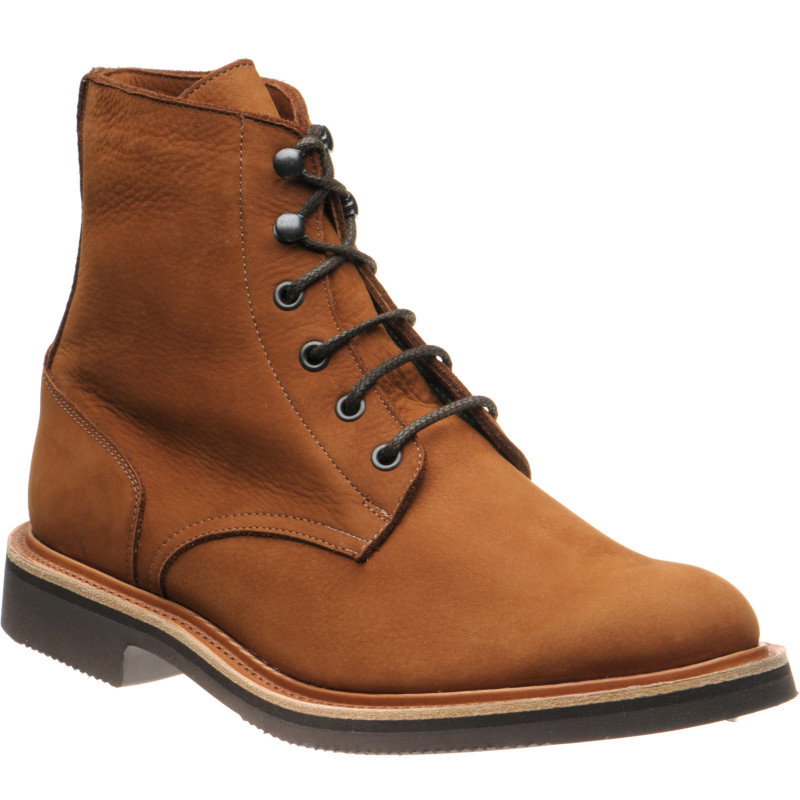 Image of Herring Bernwood rubber-soled boots in Whiskey Hydro Nubuck