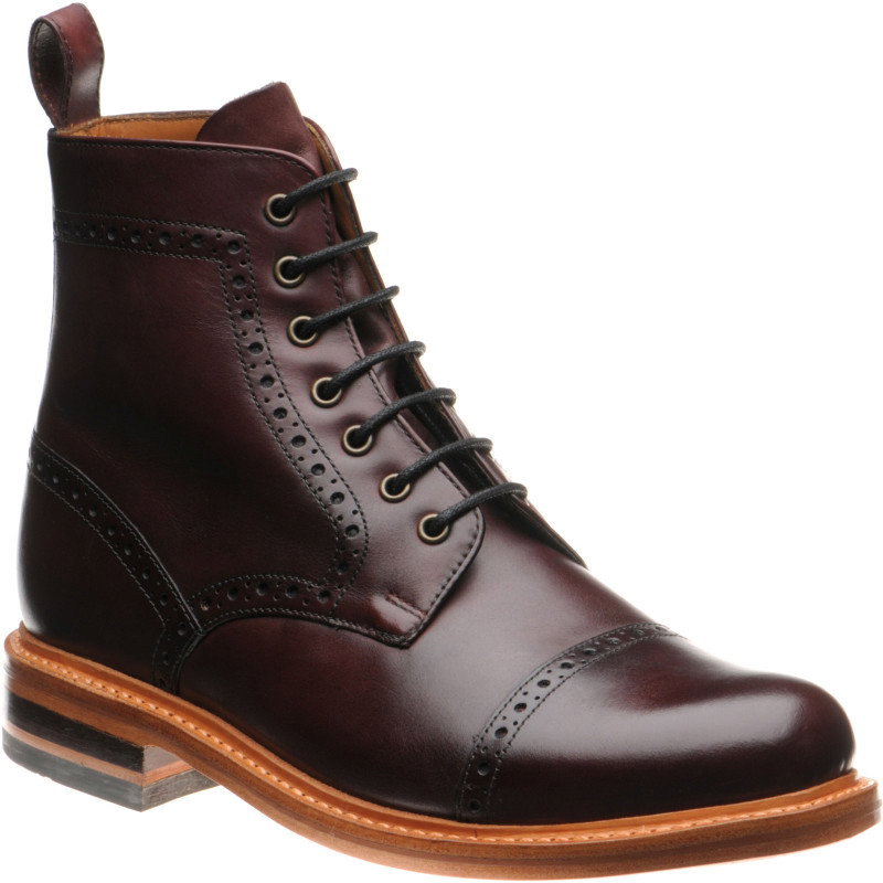 Image of <p><strong><font color ="#AB000">30% OFF</strong></p>Herring Caldbeck II boots in Burgundy Calf