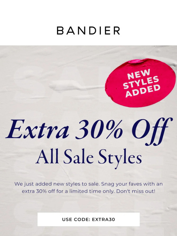 Bandier Email Newsletters Shop Sales, Discounts, and Coupon Codes
