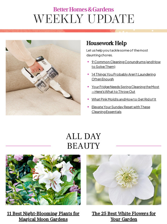 Better Homes and Gardens: 9 Common Cleaning Conundrums (and How to