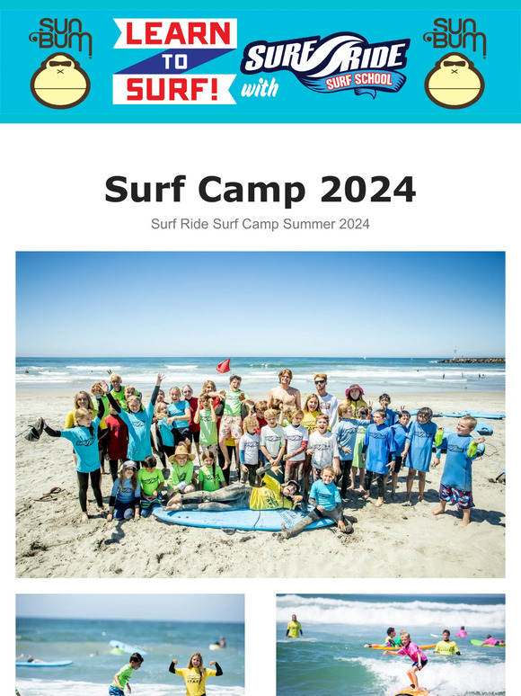 🏄‍♂️🏕️ Surf Camp | Ages 8 and up