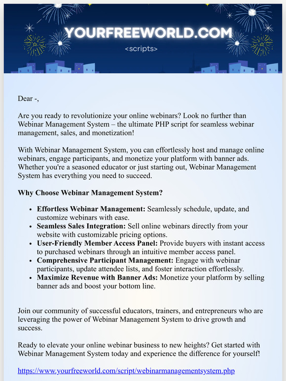 Experience Effortless Webinar Management with the Ultimate Solution!