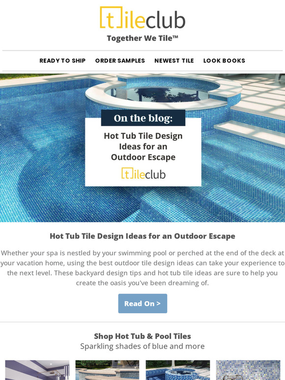 Tile Club 😎 Hot Tub Tile Design Ideas for an Outdoor Escape Milled