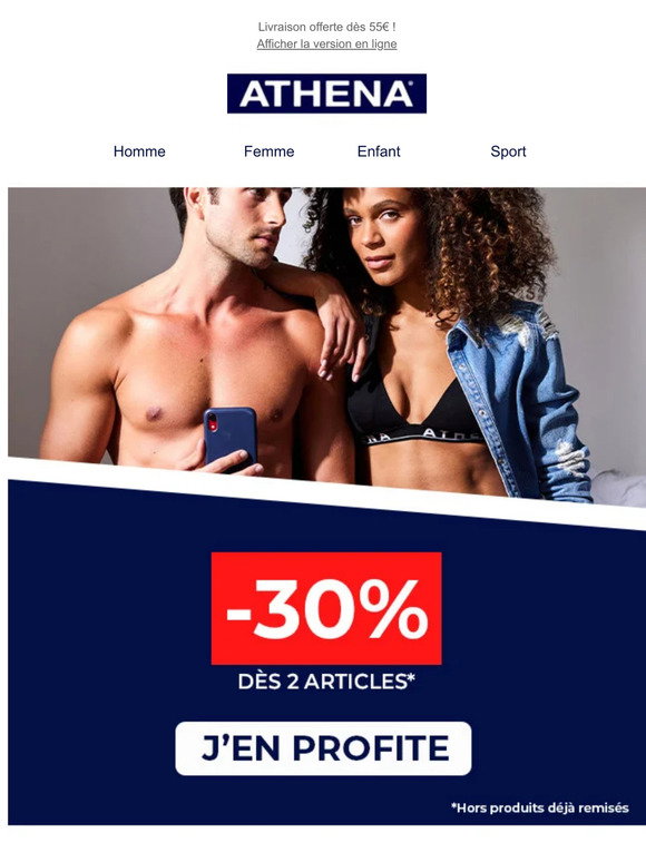 Athena Offre Du Week end 30 D s 2 Articles Milled athena-offre-du-week-end-30-d-s-2-articles-milled