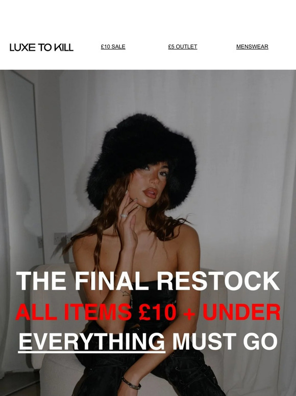 FINAL RESTOCK 💔