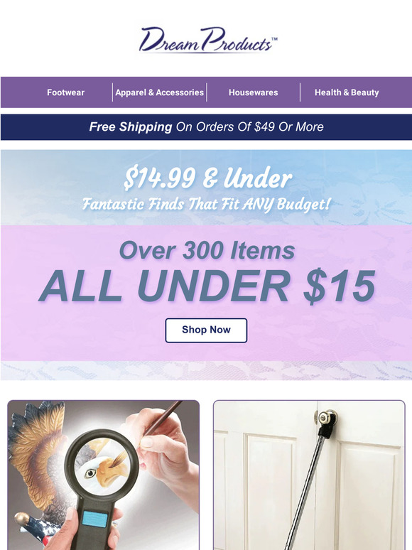 Dream Products Explore BudgetFriendly Finds... Milled