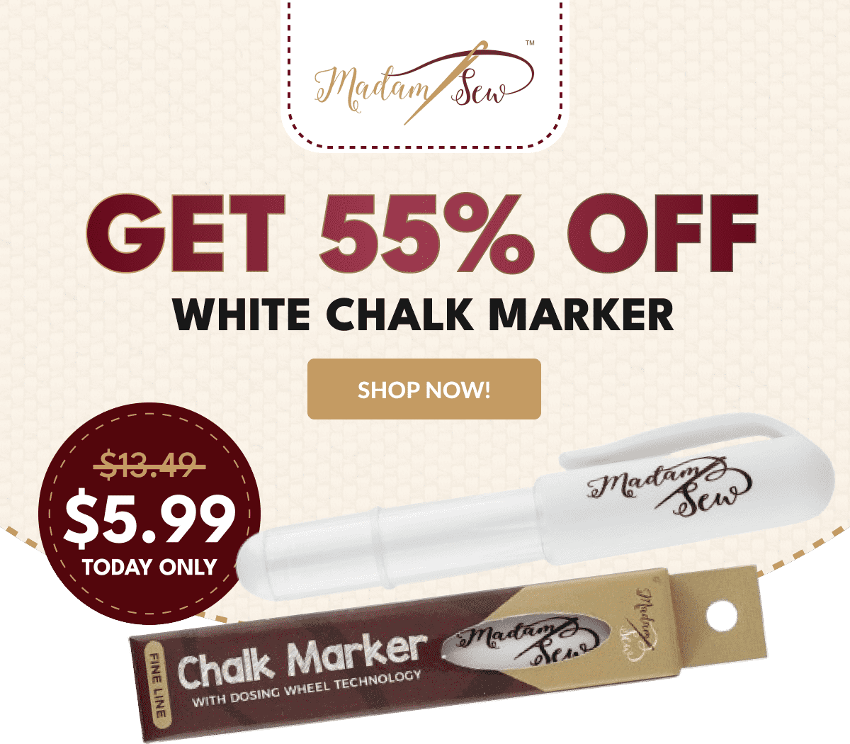 MadamSew 55 Off Precision Marking Made Easy Milled