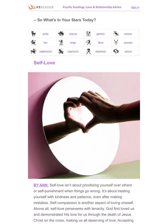 Lifereader Self Love Milled