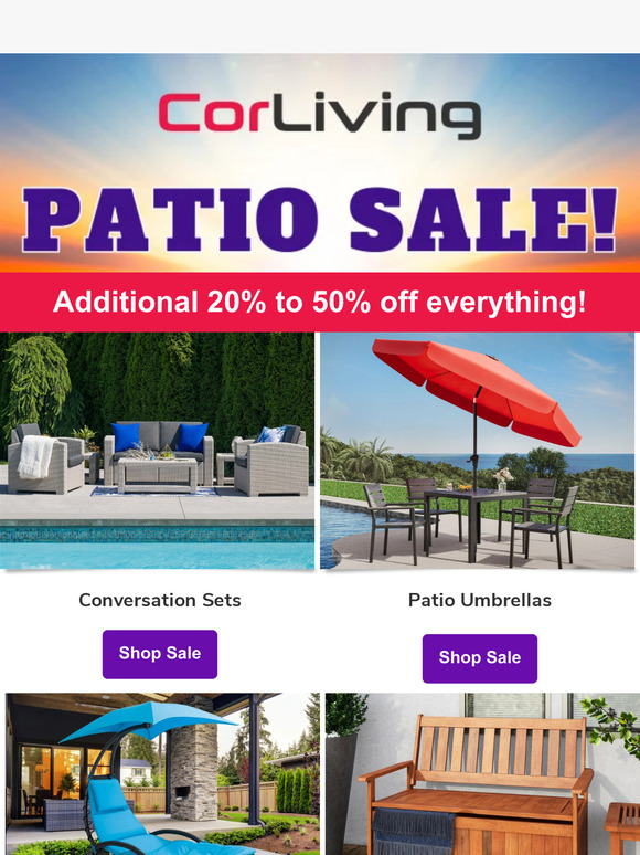 ⏰ Last Chance: PATIO SALE!