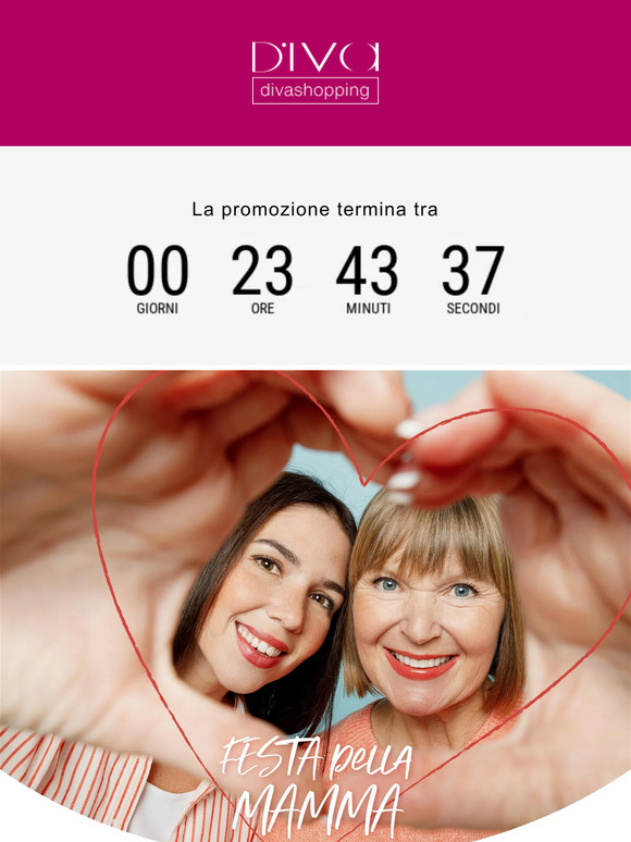 🌸 Festa della Mamma: -30% solo per 24 ore